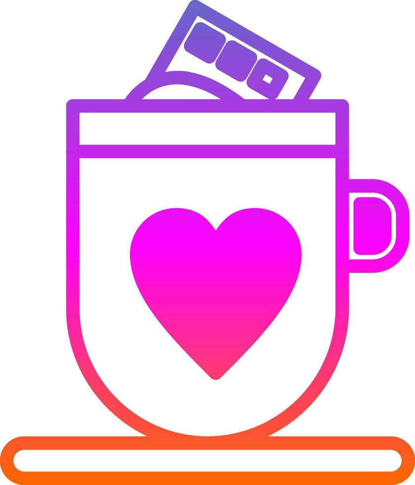 Hot chocolate Vector Icon Design