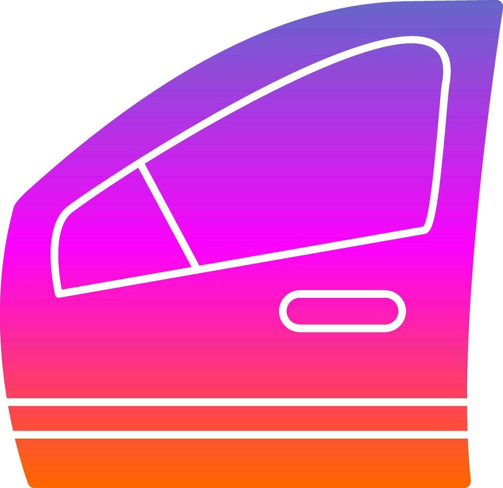 Car door Vector Icon Design