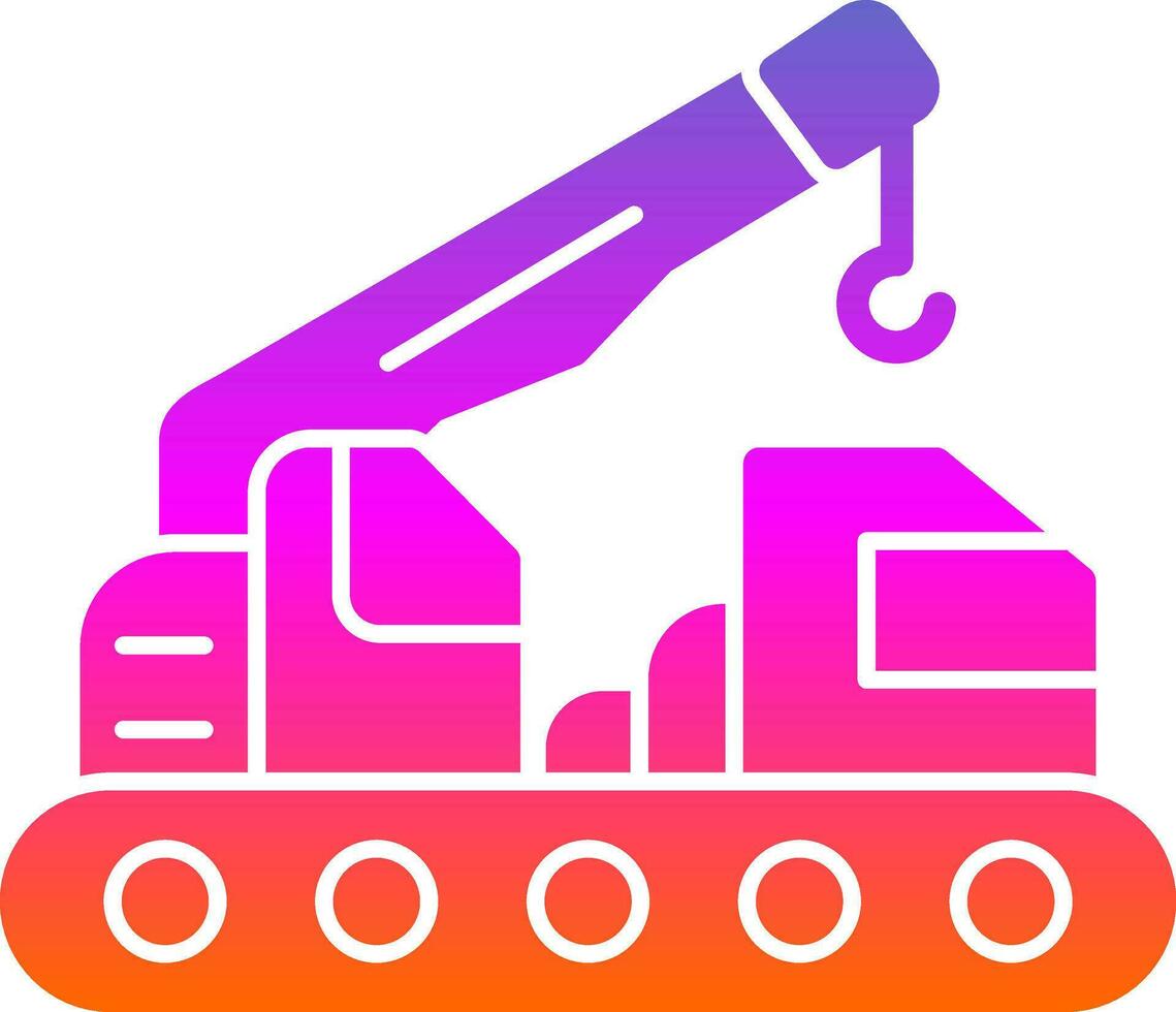 Crane Vector Icon Design