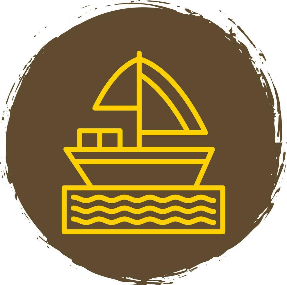 diseño de icono de vector de barco