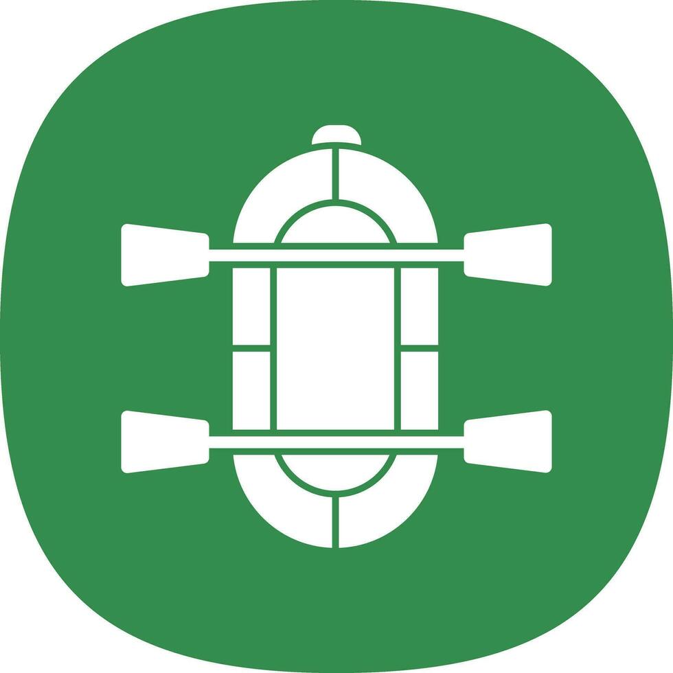 Rafting Vector Icon Design