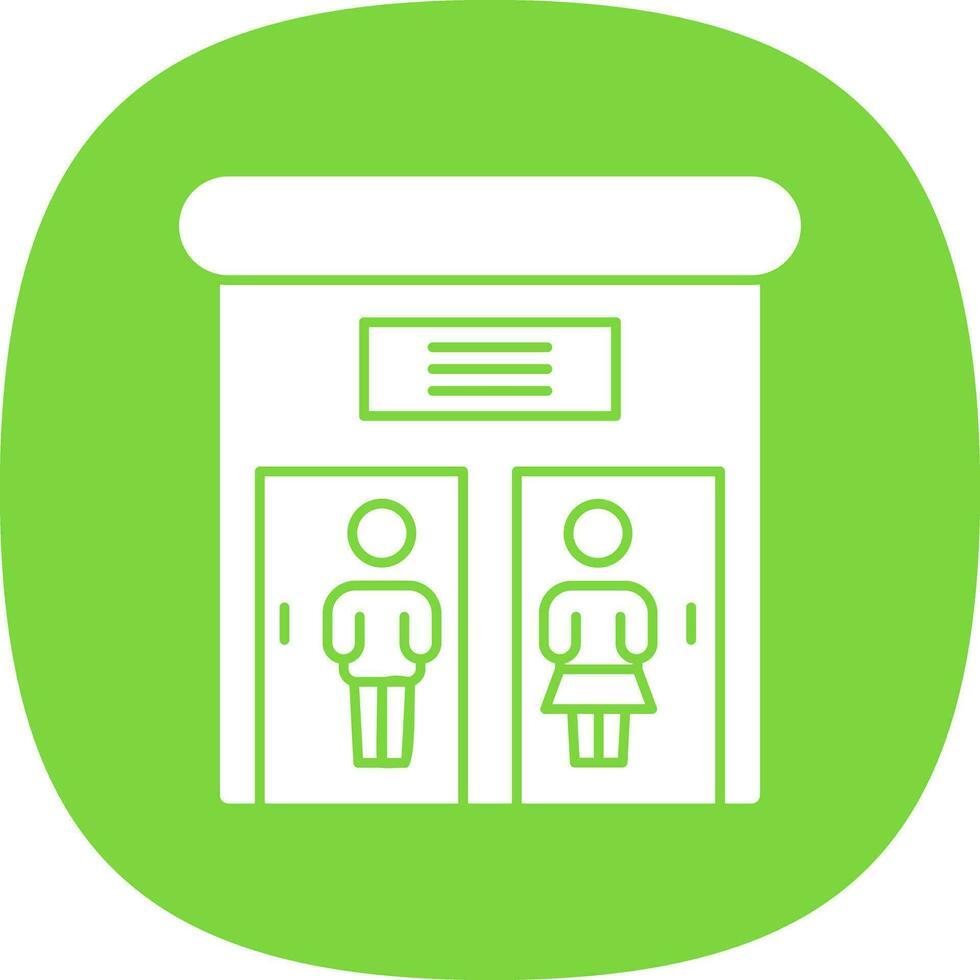 Public toilet Vector Icon Design