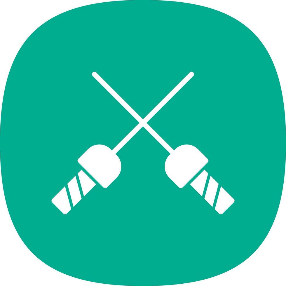 Fencing Vector Icon Design