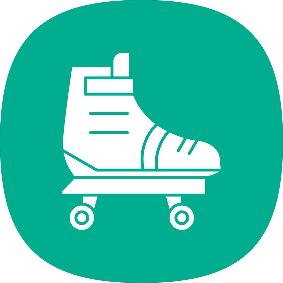 Roller skate Vector Icon Design