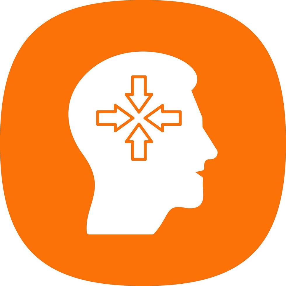 Decreased concentration Vector Icon Design
