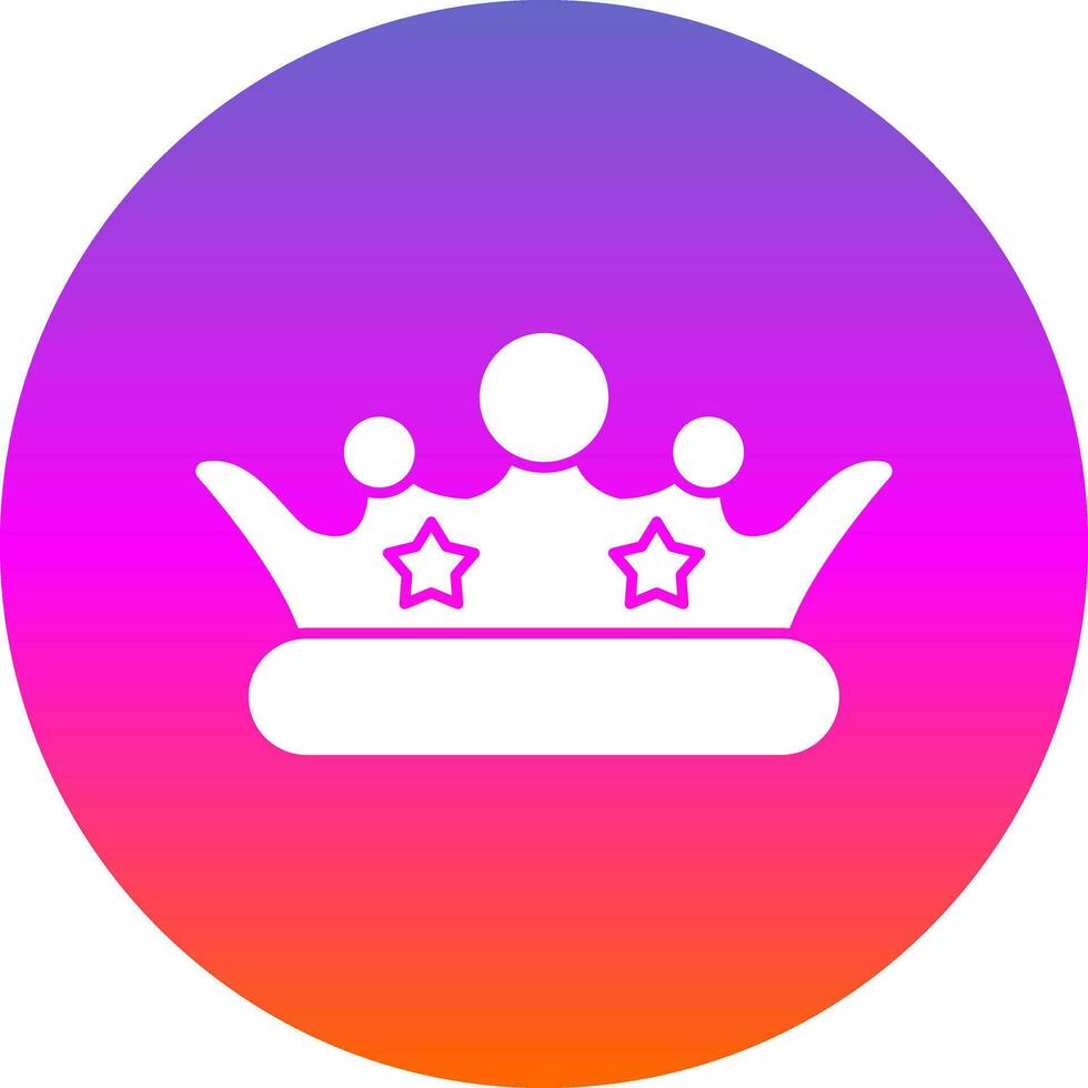 diseño de icono de vector de corona