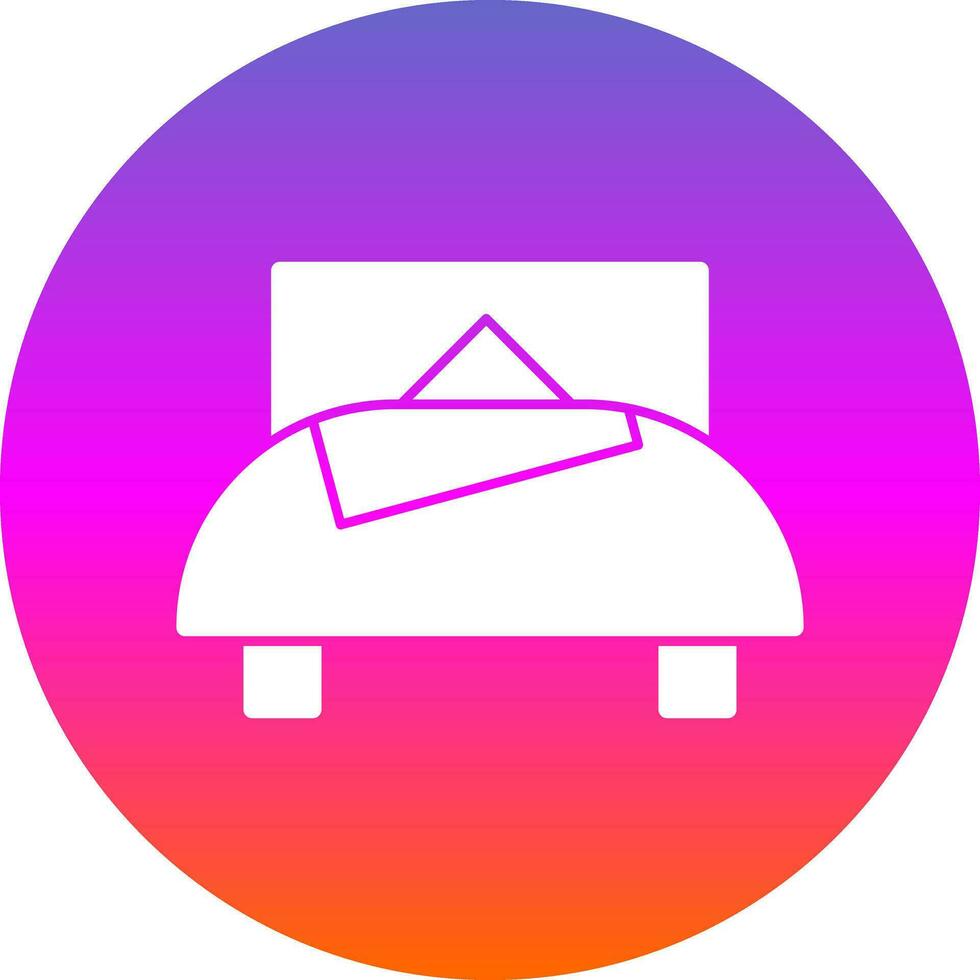 Bed Vector Icon Design