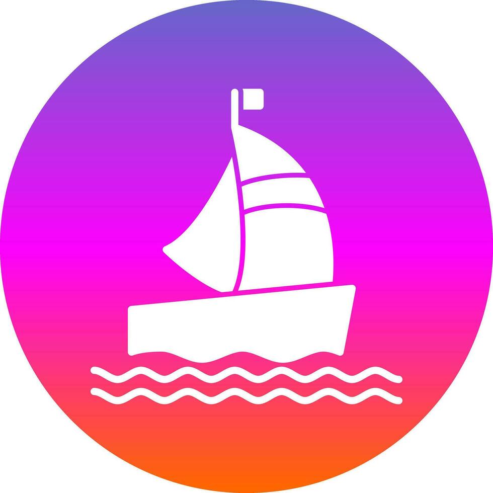 diseño de icono de vector de barco