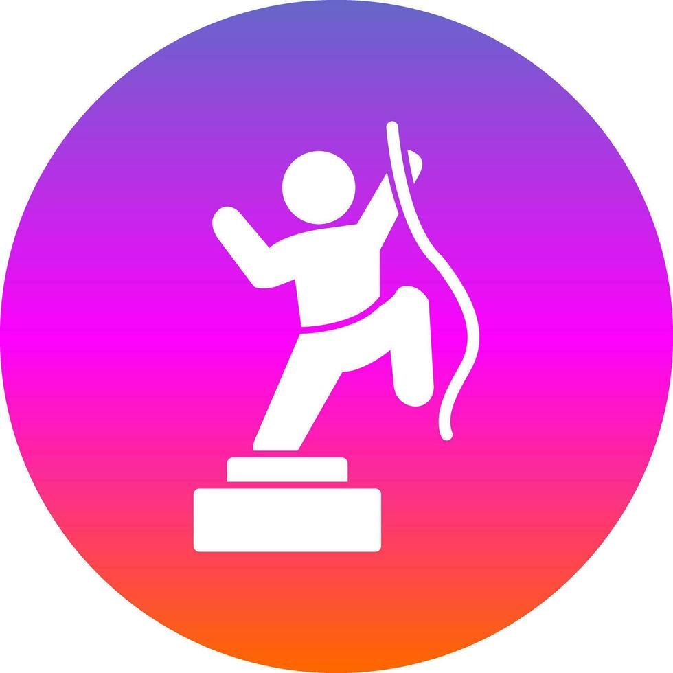 Climbing Vector Icon Design