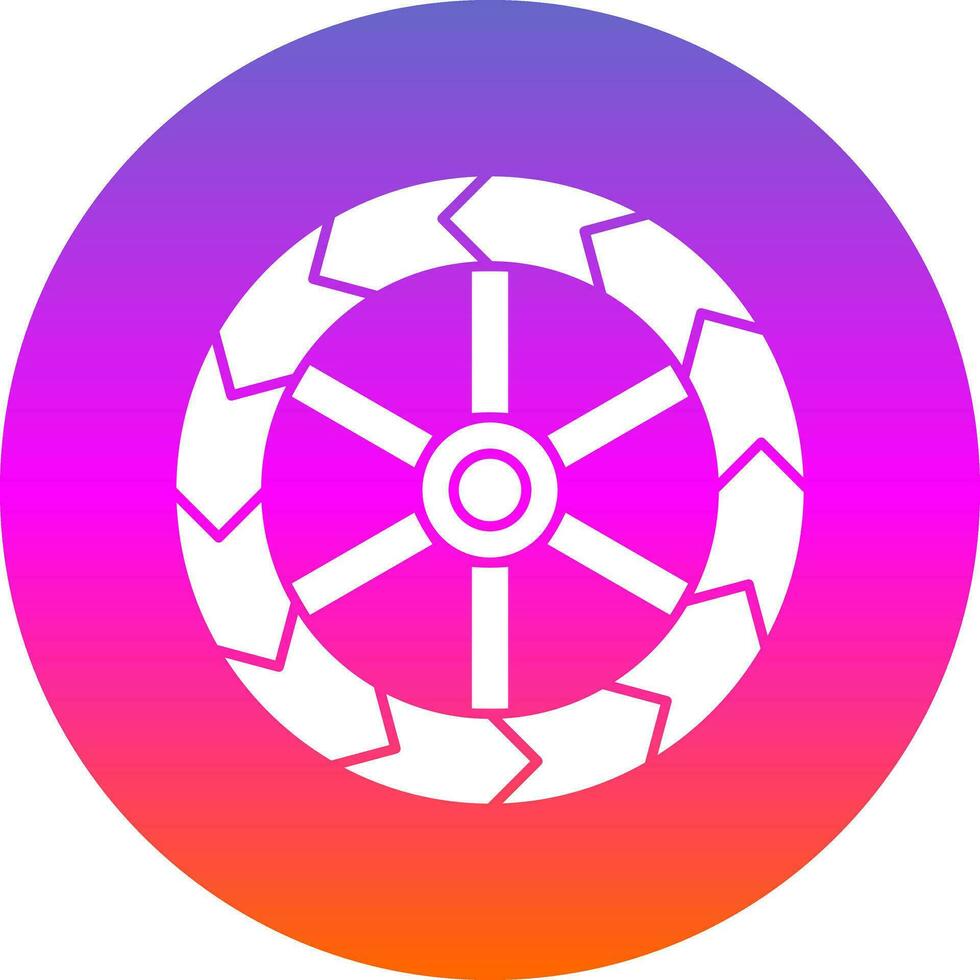 Wheels Vector Icon Design