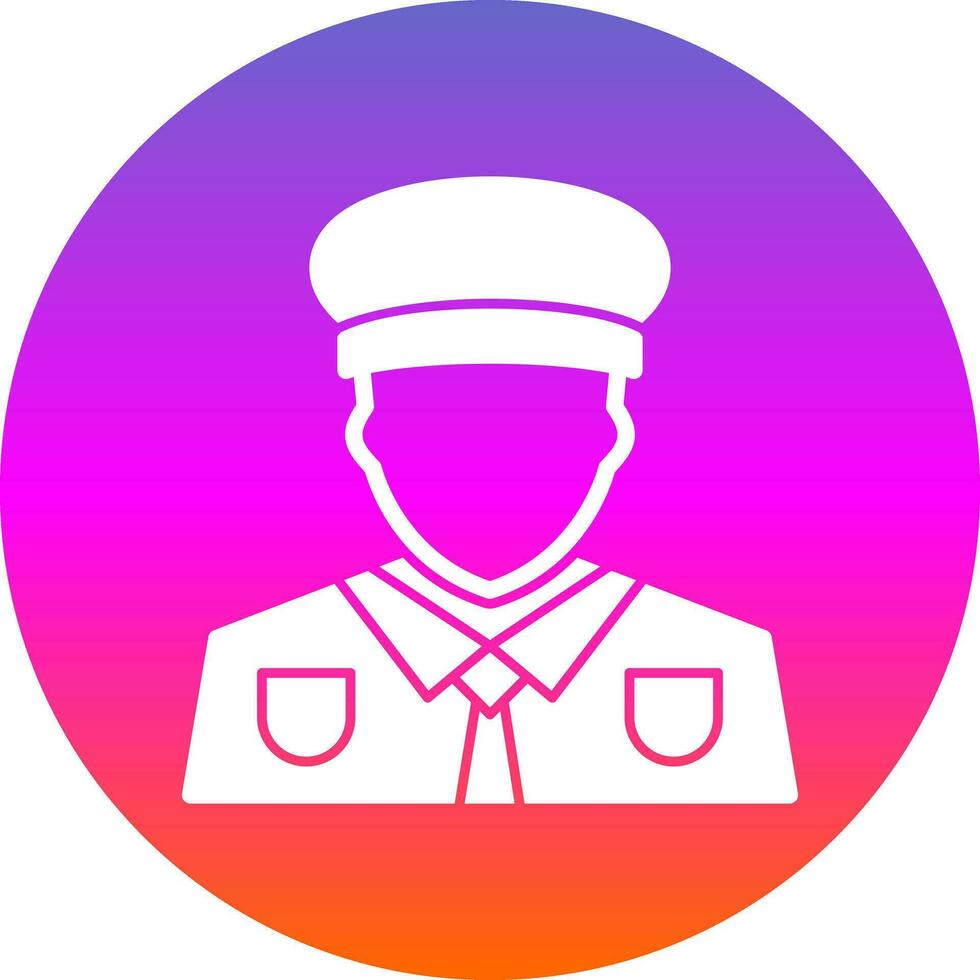 Captain Vector Icon Design