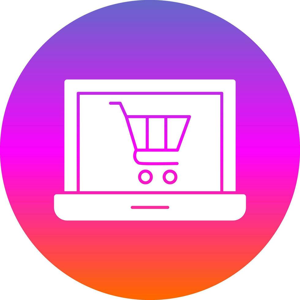 diseño de icono de vector de tienda en línea