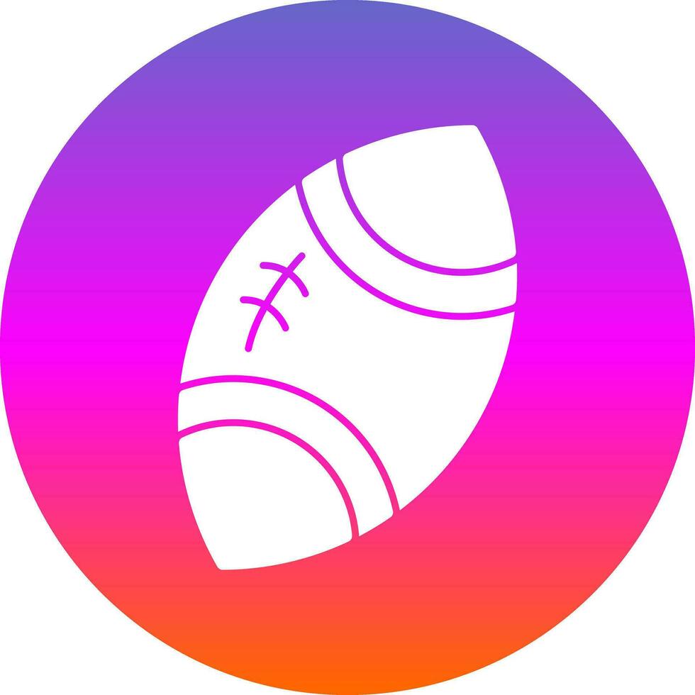 rugby pelota vector icono diseño