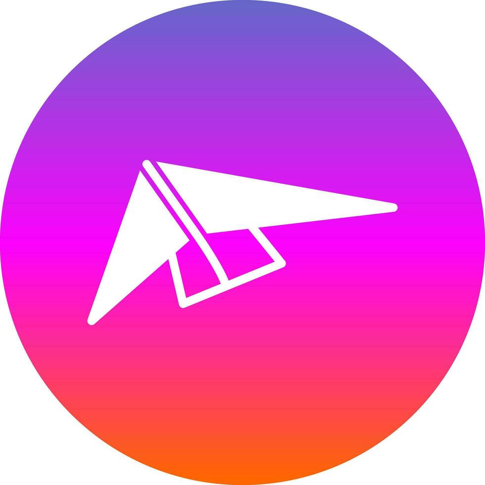 Hang gliding Vector Icon Design