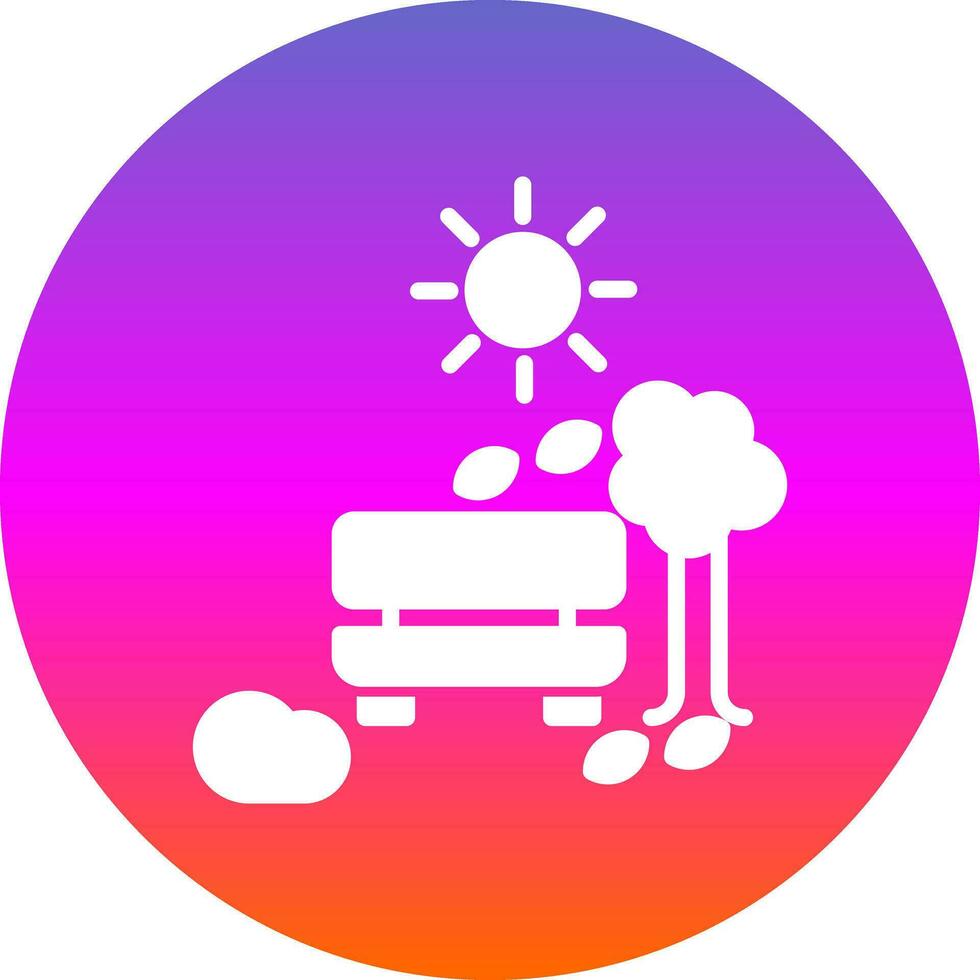 Bench Vector Icon Design