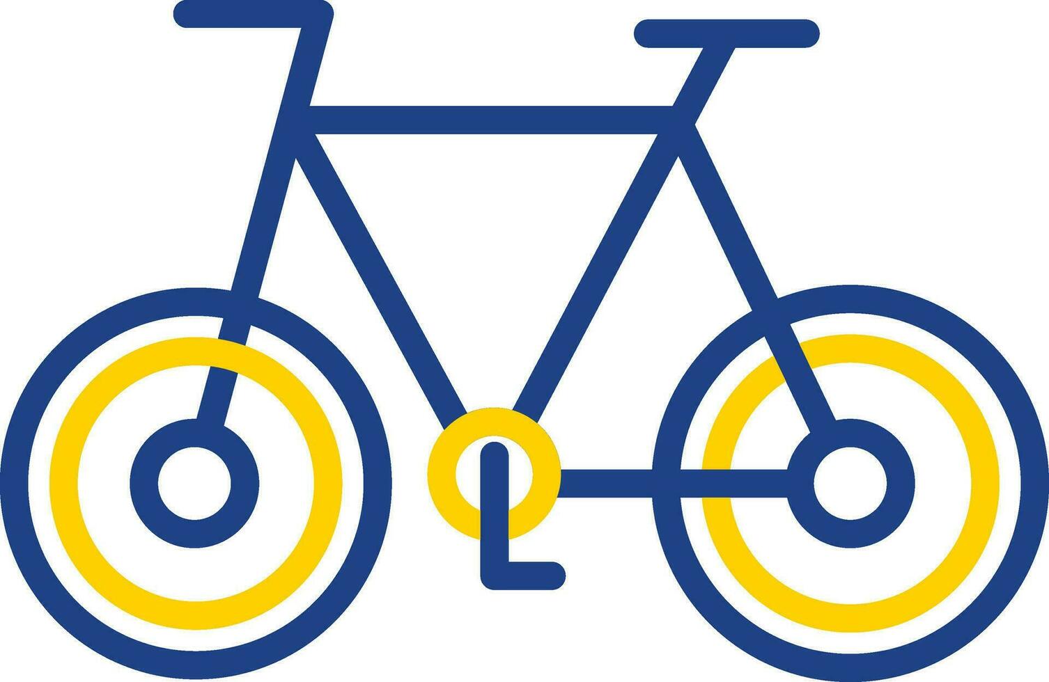 diseño de icono de vector de bicicleta