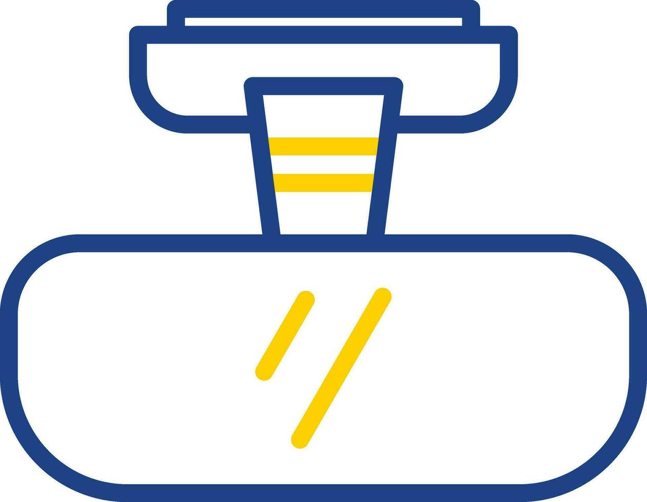 Rearview mirror Vector Icon Design