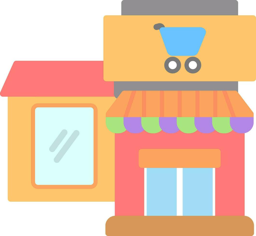 Supermarket Vector Icon Design