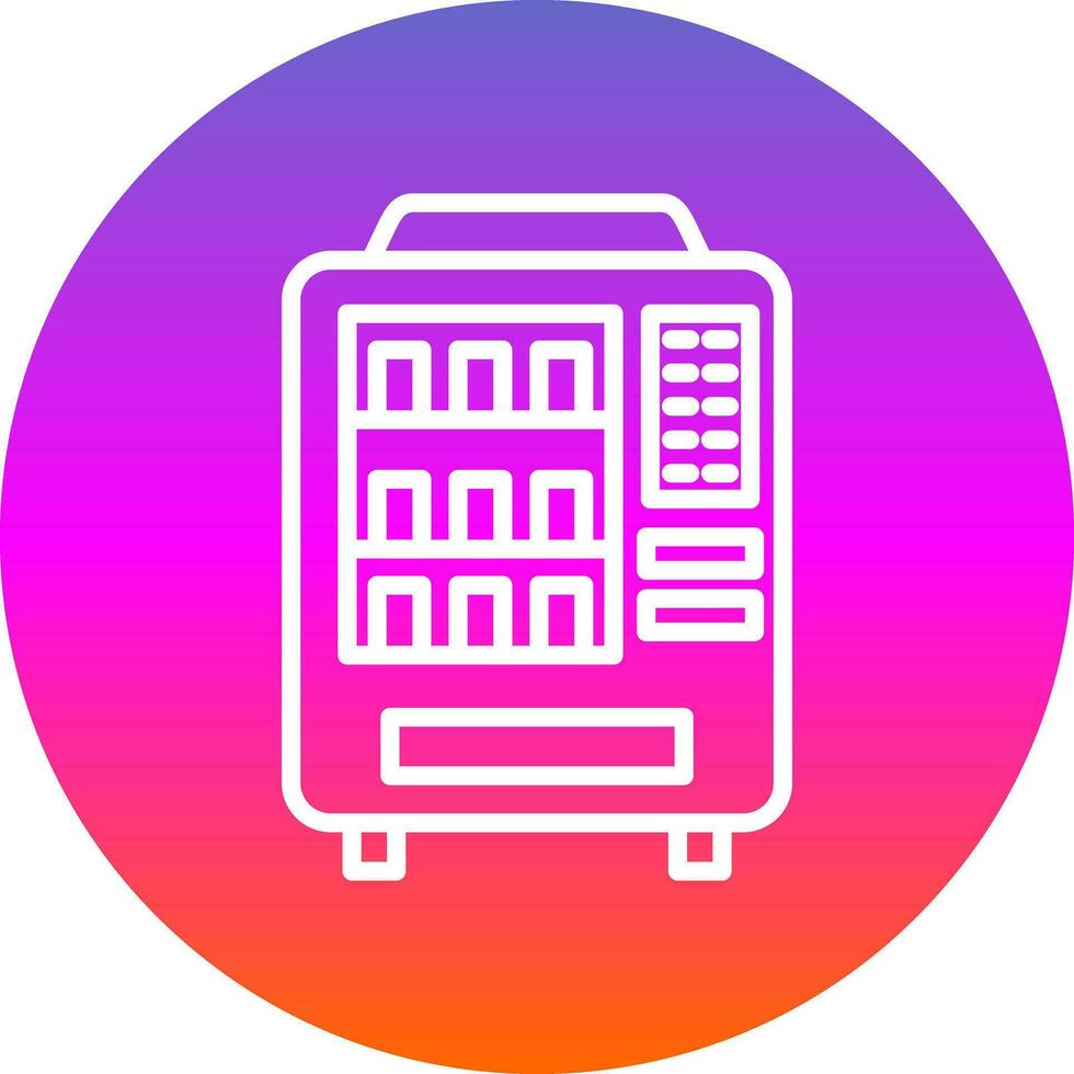 Vending machine Vector Icon Design