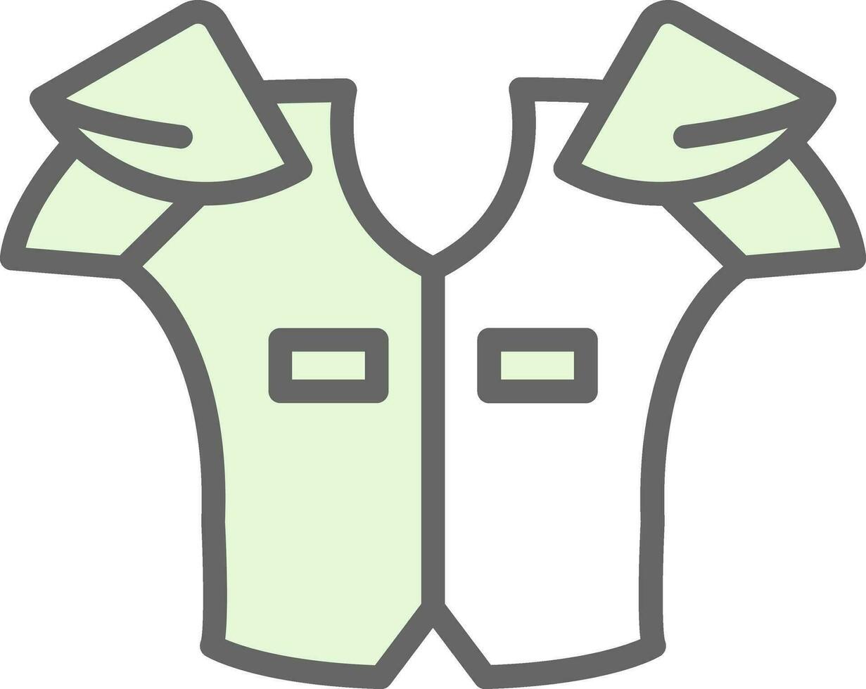 Shoulder pads Vector Icon Design