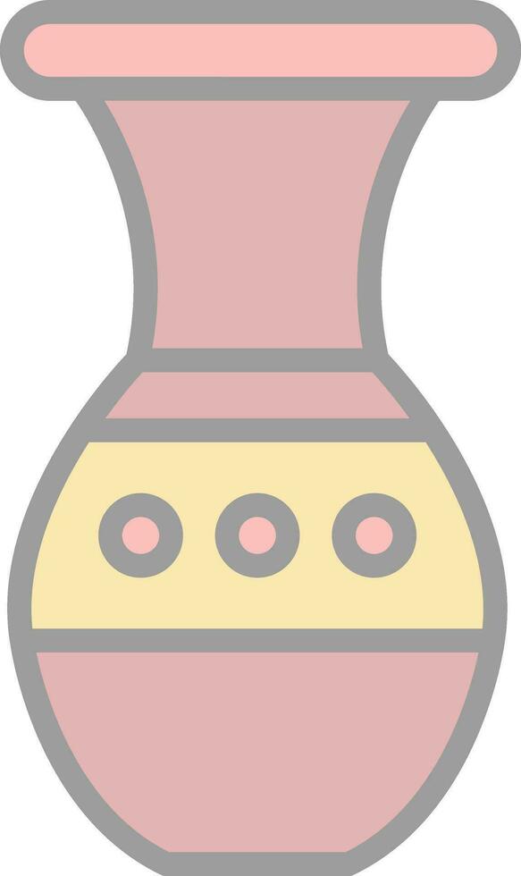 Vase Vector Icon Design