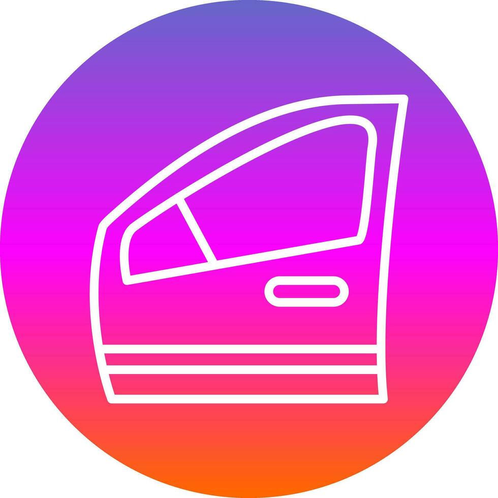 Car door Vector Icon Design