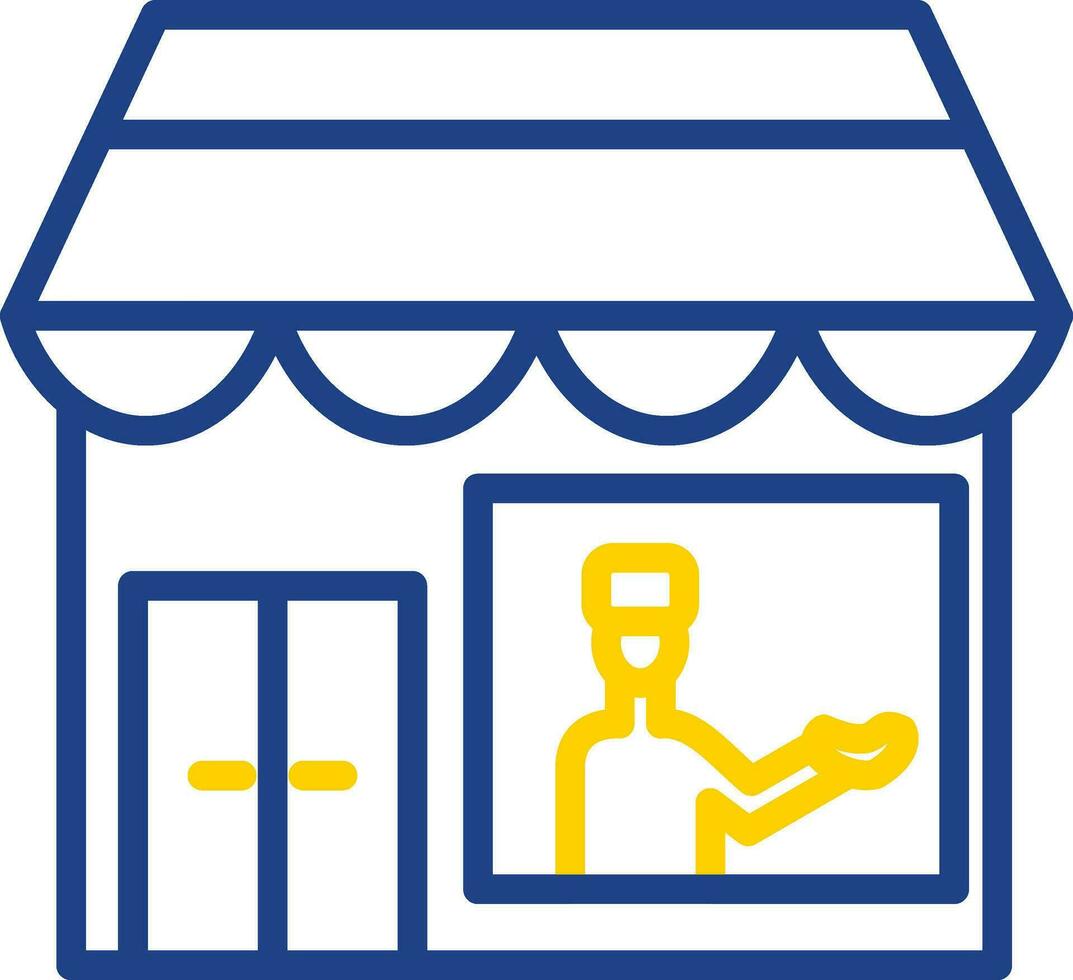 Shopkeeper Vector Icon Design