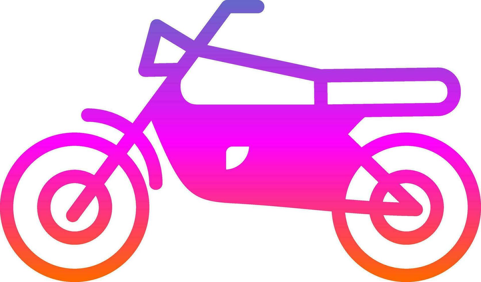 Motorbike Vector Icon Design