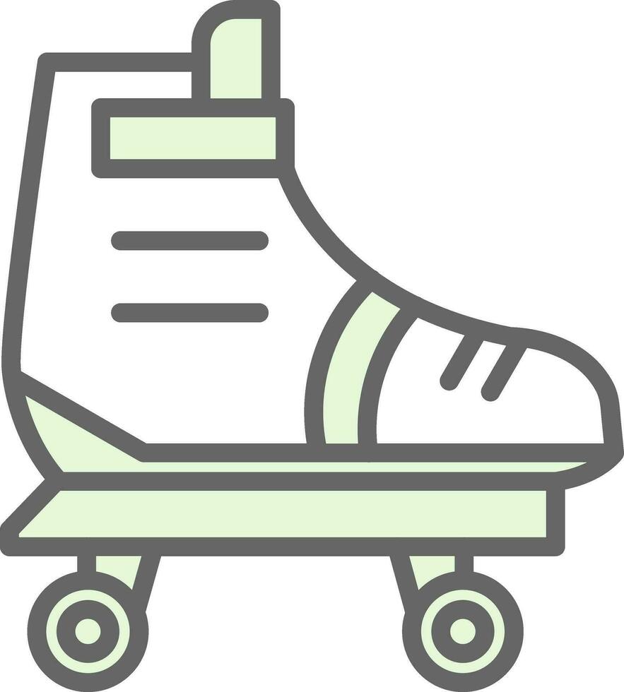 Roller skate Vector Icon Design