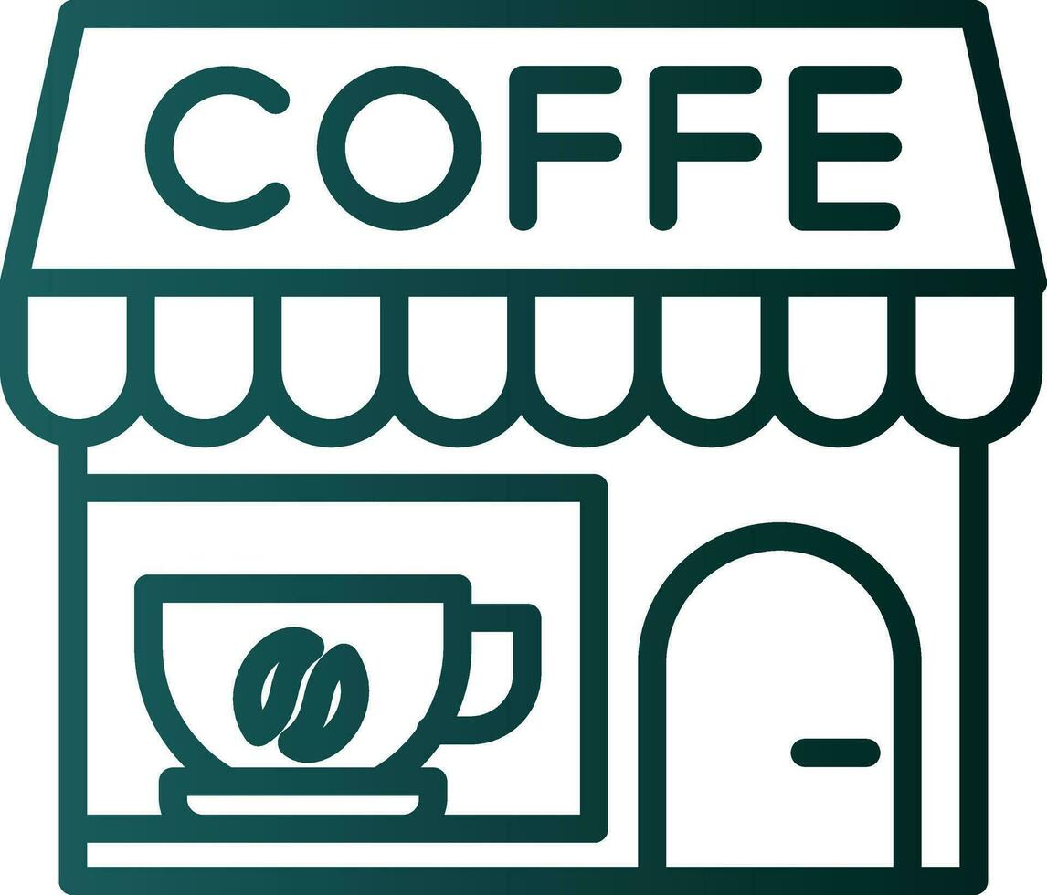 Coffee shop Vector Icon Design