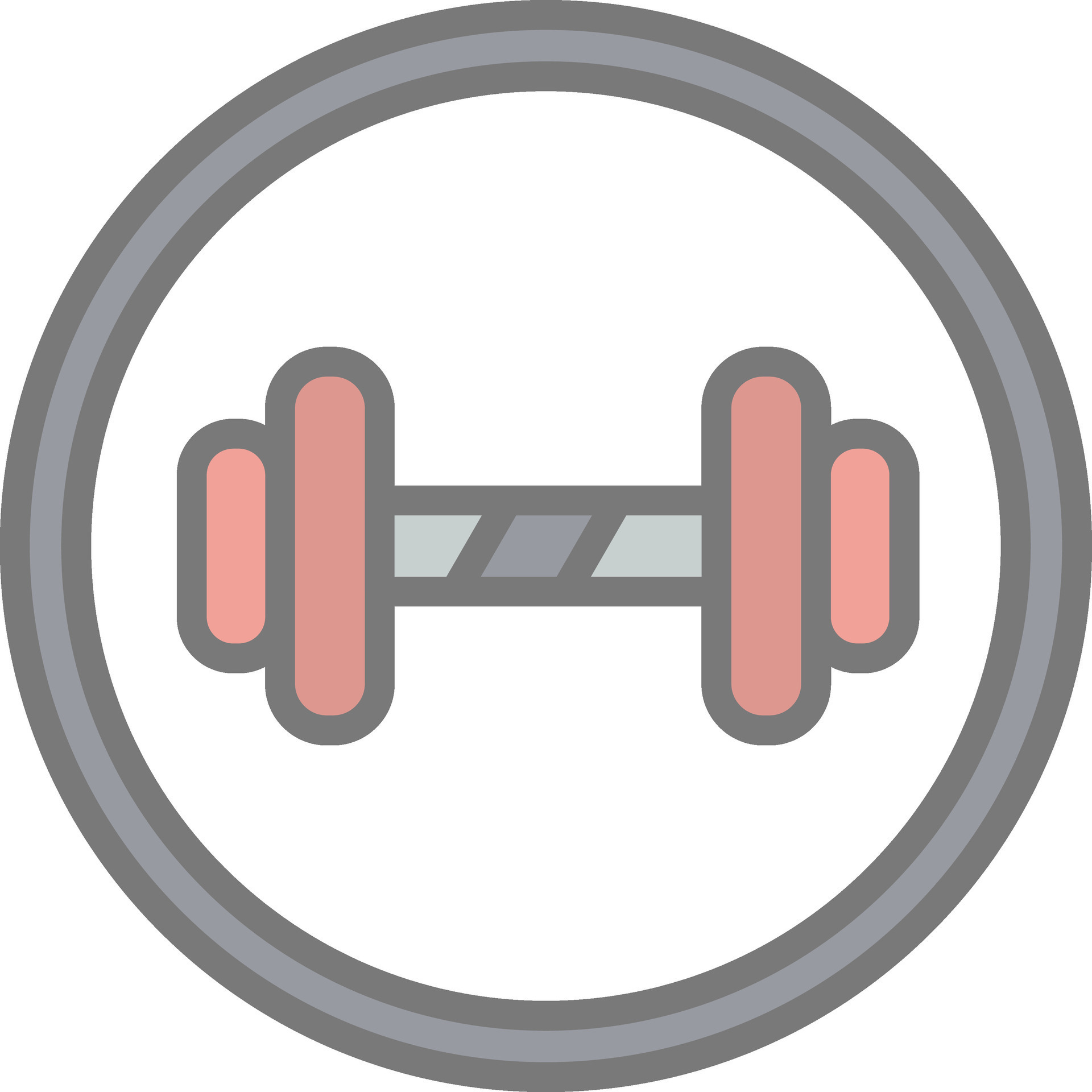 Dumbbell Vector Icon Design 25129873 Vector Art at Vecteezy