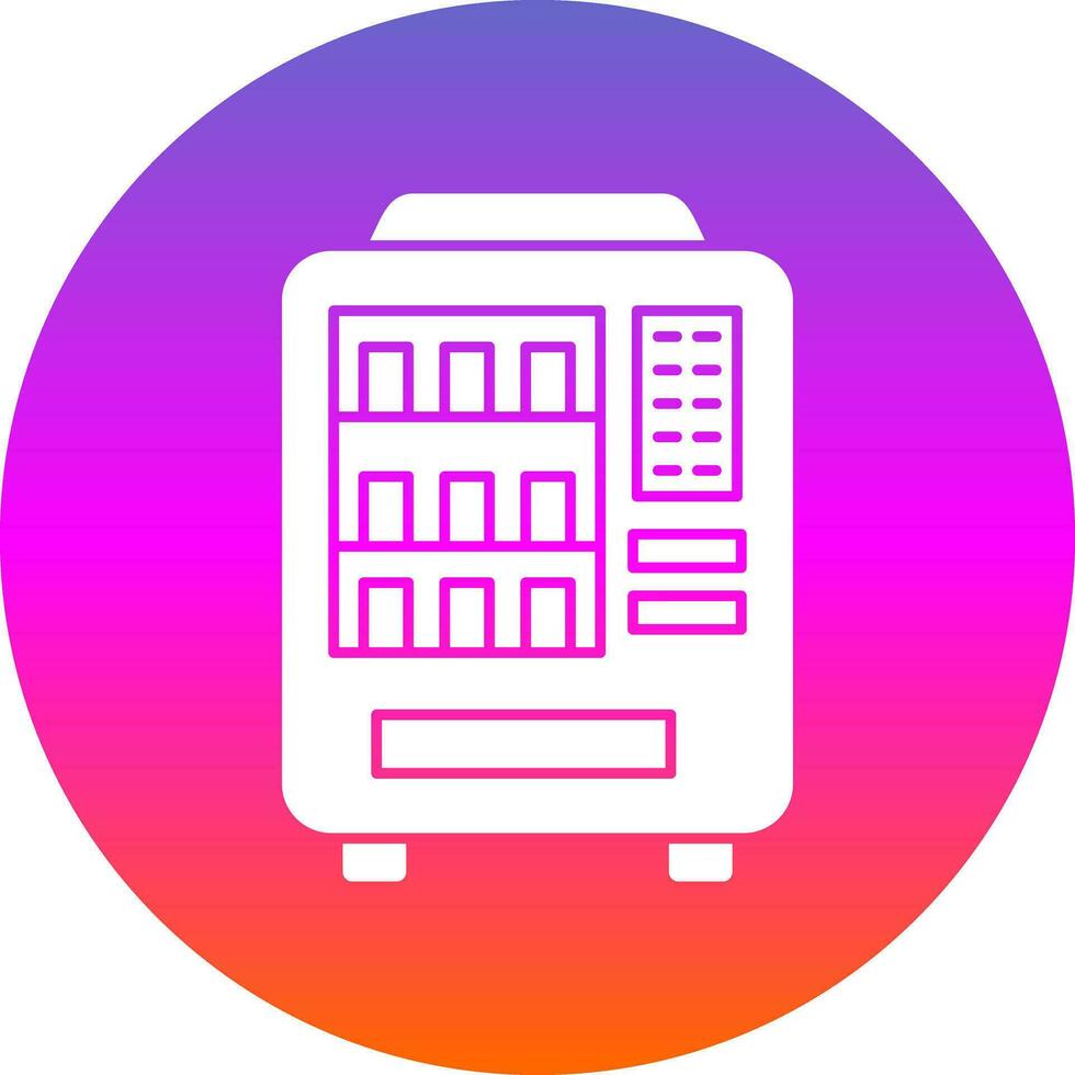 Vending machine Vector Icon Design