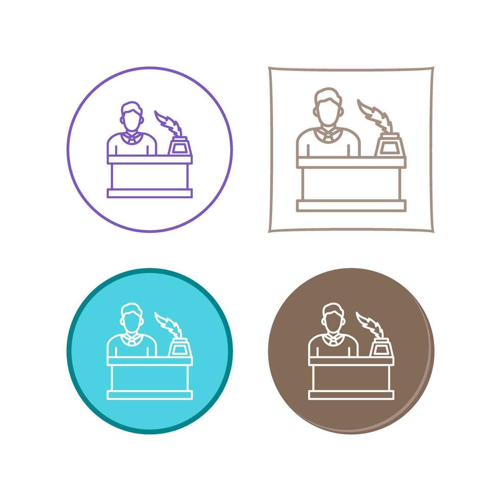 magistrate Vector Icon