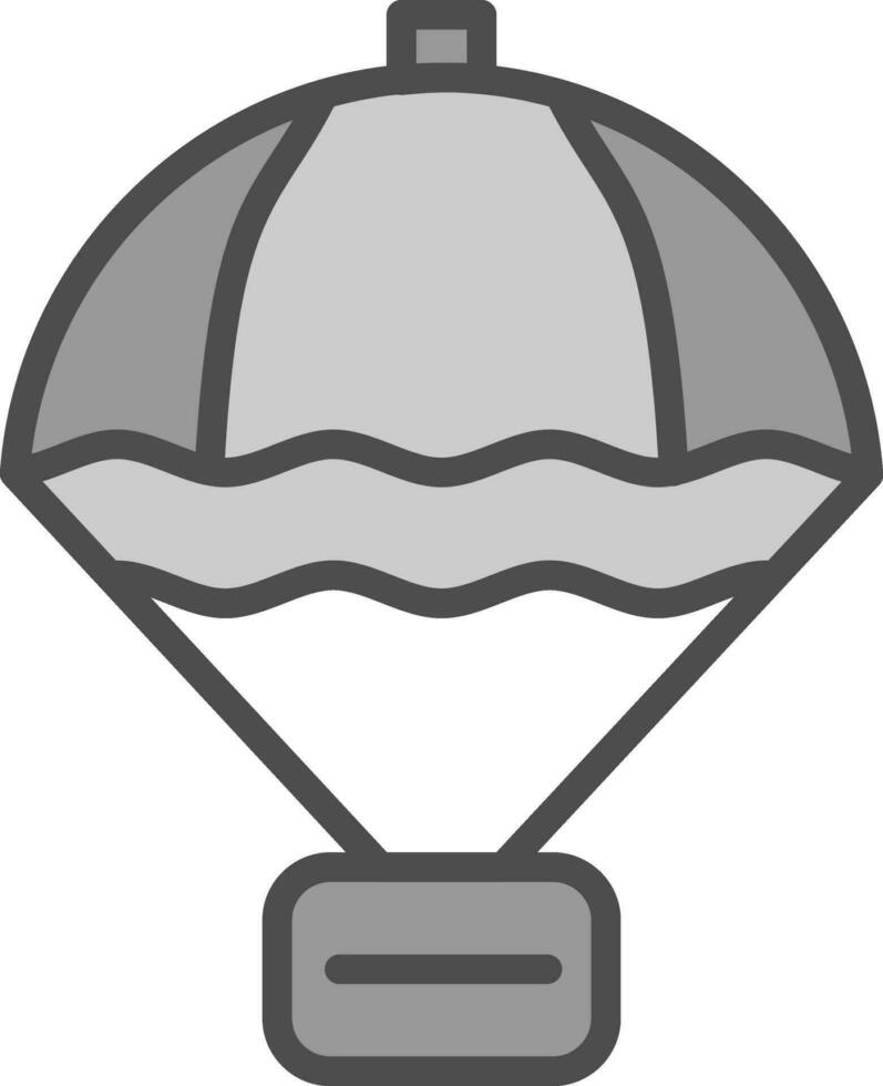 Parachute Vector Icon Design