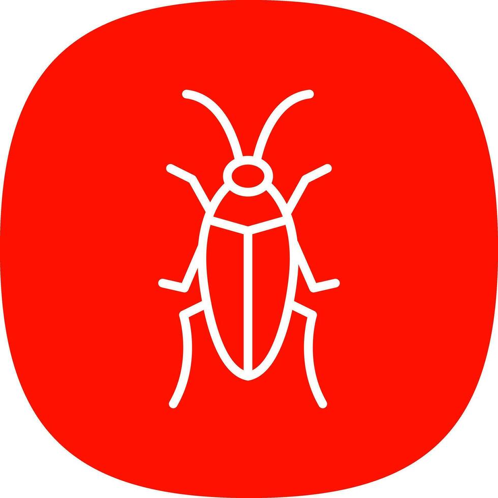 Cockroach Vector Icon Design