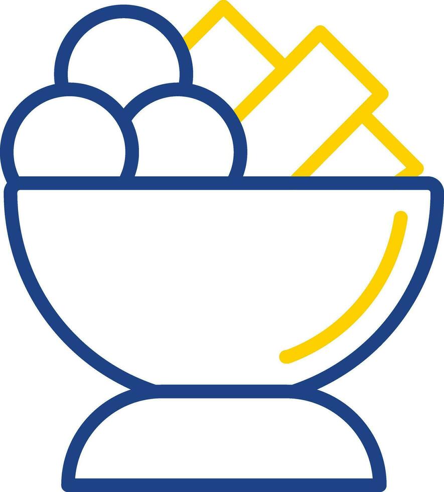 Moules frites Vector Icon Design