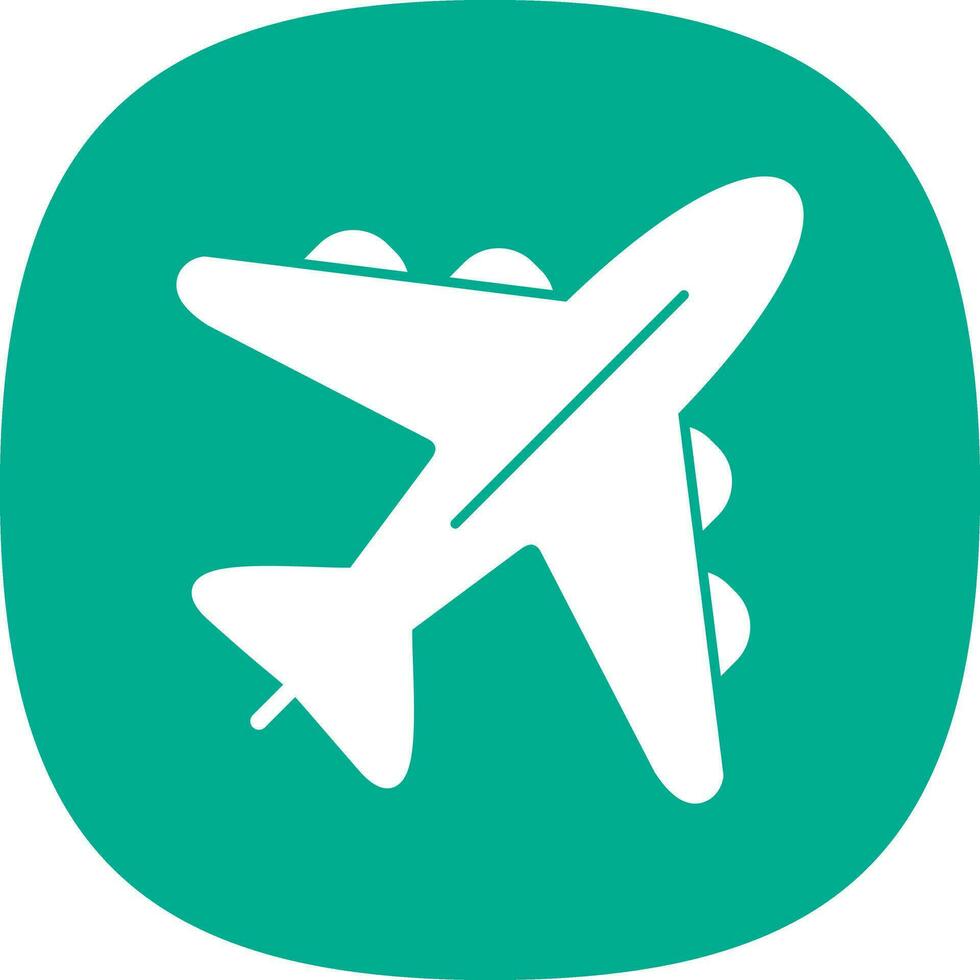 Airplane Vector Icon Design