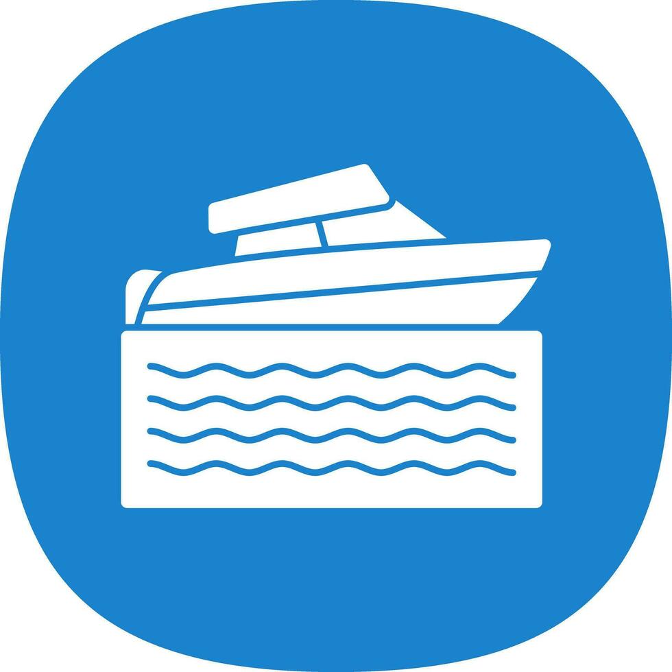 Speed boat Vector Icon Design