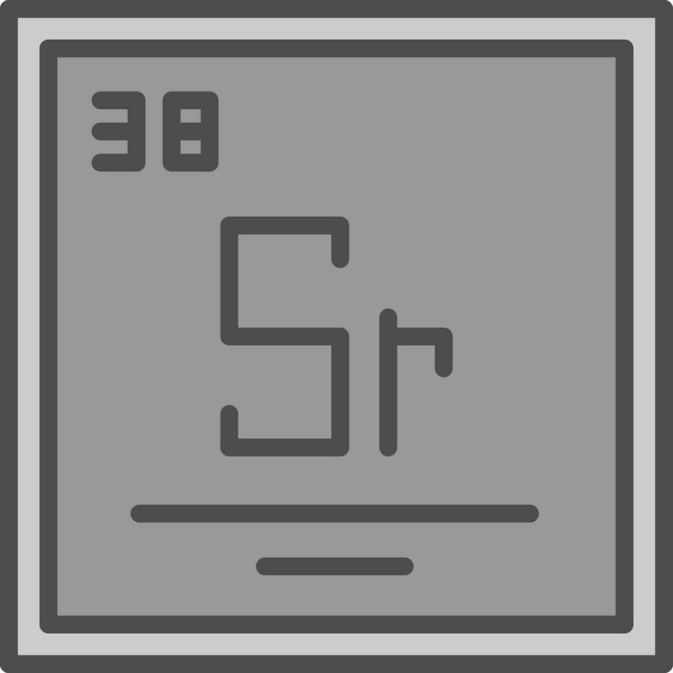 Strontium Vector Icon Design