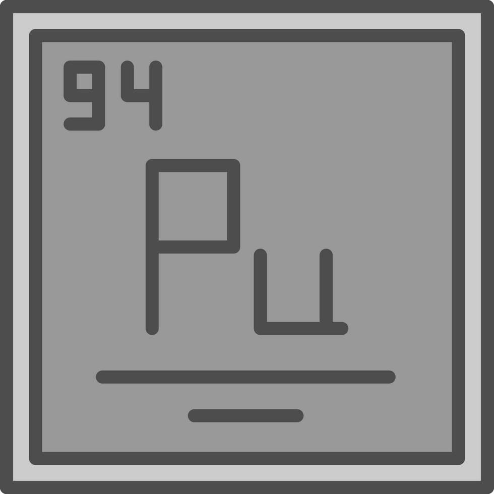 Plutonium Vector Icon Design