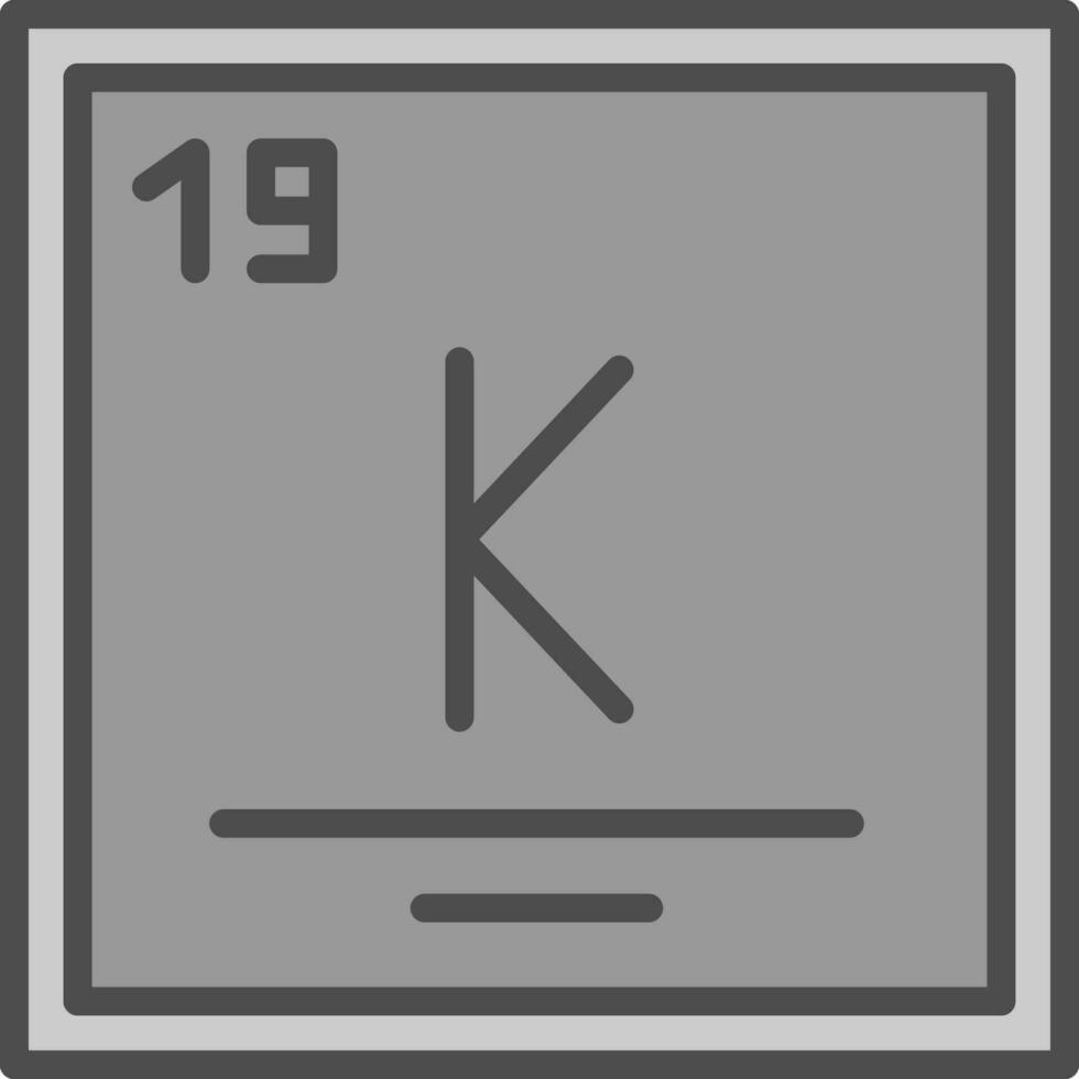 Potassium Vector Icon Design