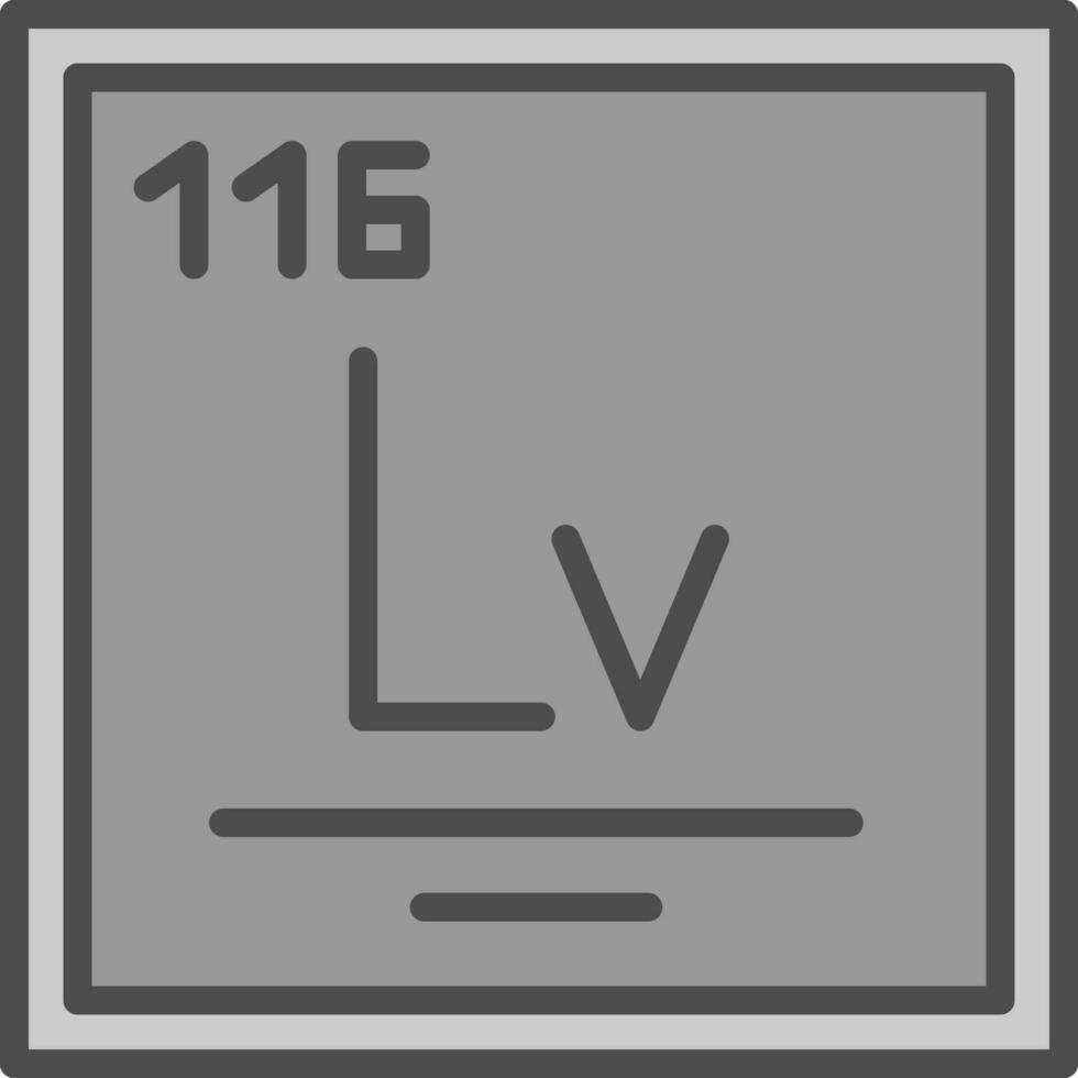 Livermorium Vector Icon Design