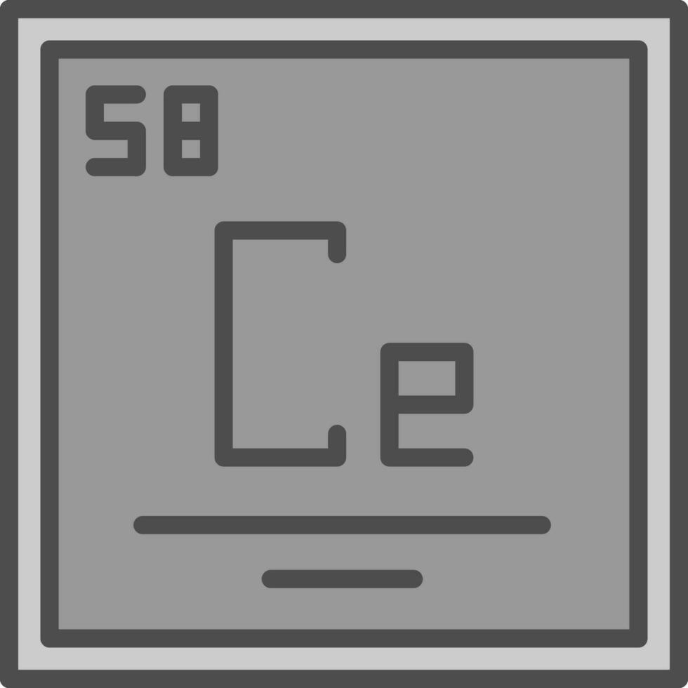 Cerium Vector Icon Design