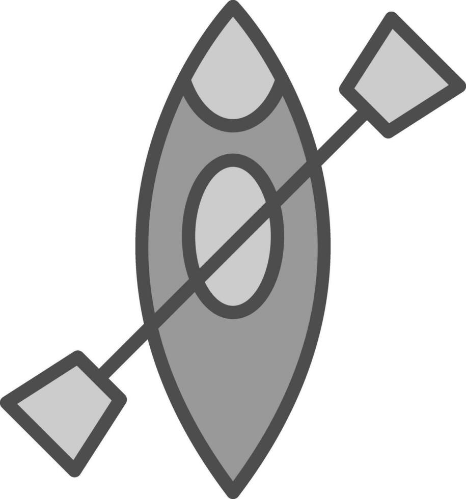 Kayak Vector Icon Design