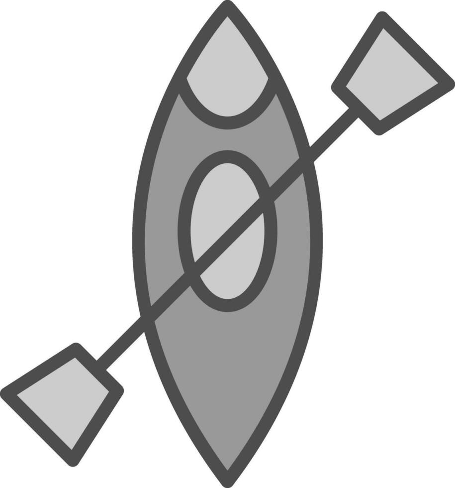 diseño de icono de vector de kayak