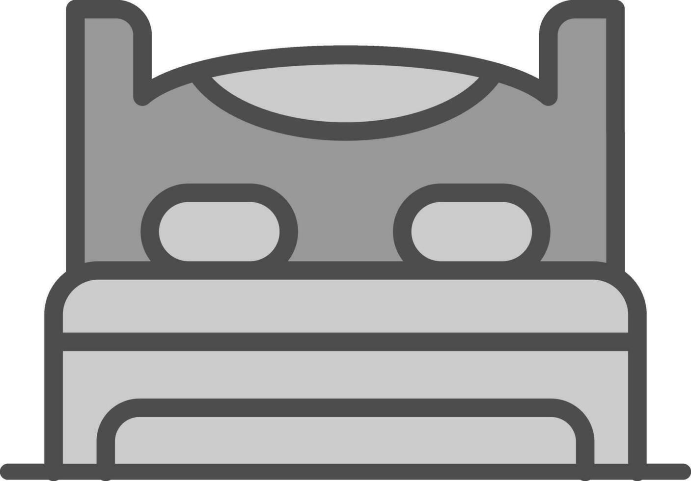 Bed Vector Icon Design