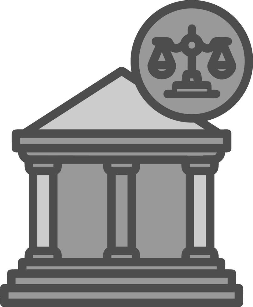 Court Vector Icon Design