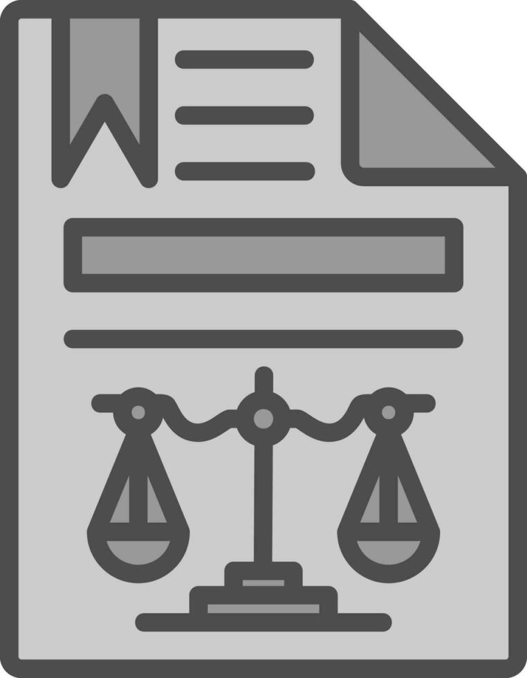 diseño de icono de vector de documento legal