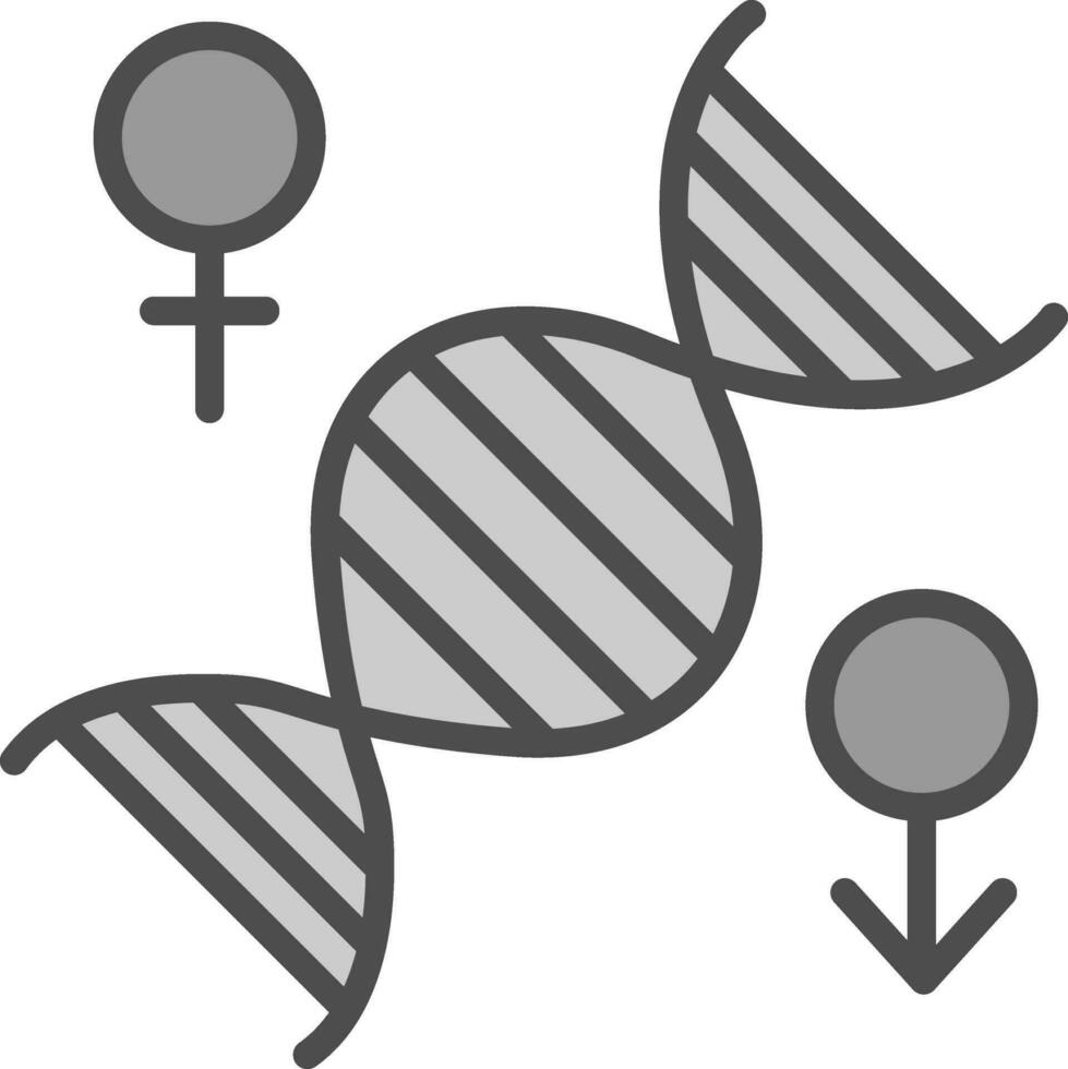 diseño de icono de vector de cromosoma