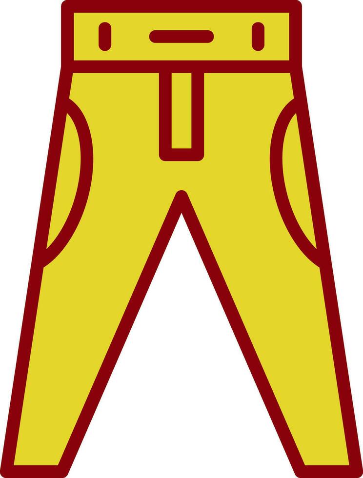 diseño de icono de vector de pantalones